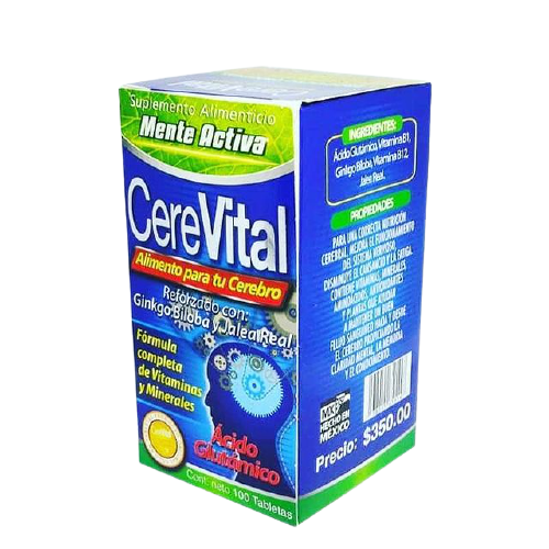 Cerevital vida natural 100 tabs.