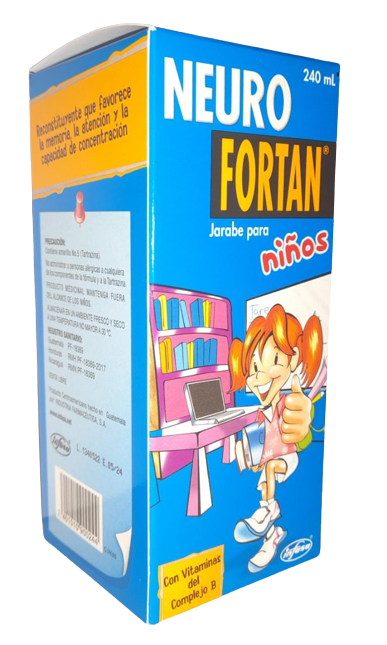 Neurofortan Jarabe Para Niños 240ml Infasa