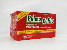 Pulmo Calcio X 3 Amp  Inyectable