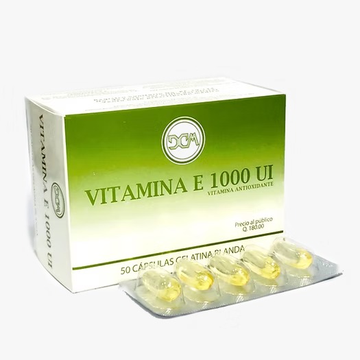 VITAMINA E 1,000 UI BOX OF 50 GELCAPS