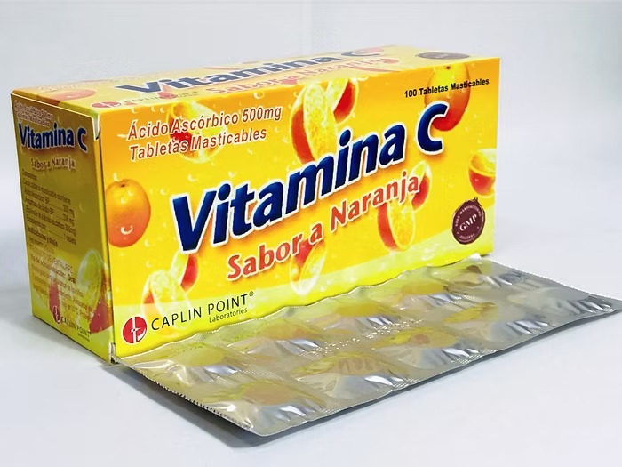 VITAMINA C 500MG (MASTICABLE) CAJA DE 100