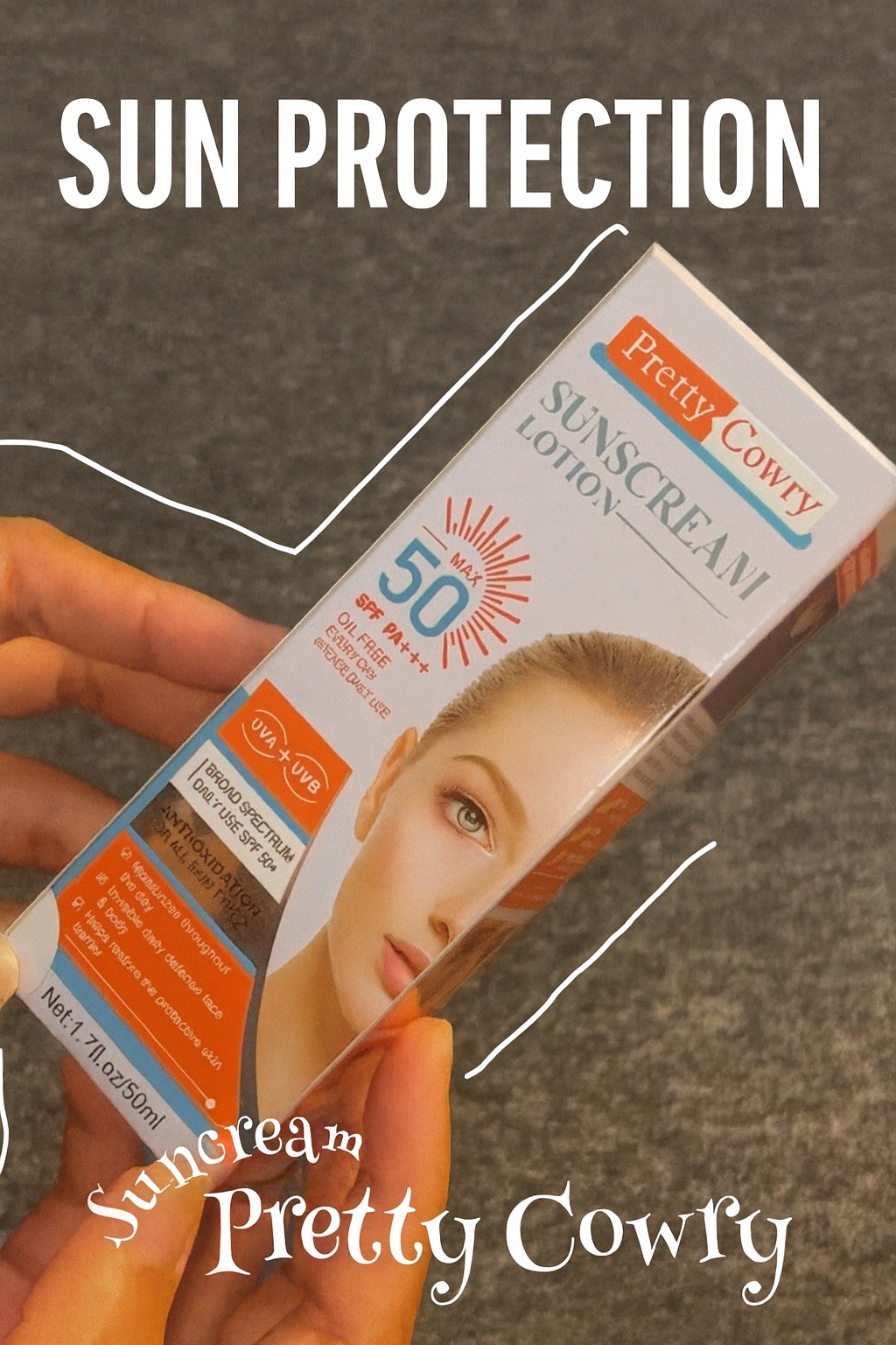 Lotion SPF 50+ de Pretty Cowry