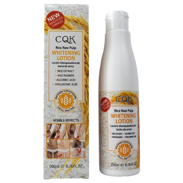 Loción Corporal Aclarante con Extracto de Arroz – CQK