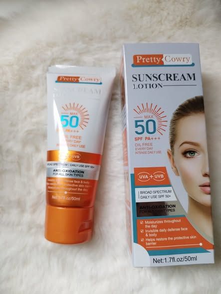 Sunscream Lotion , protector solar 50 SPF