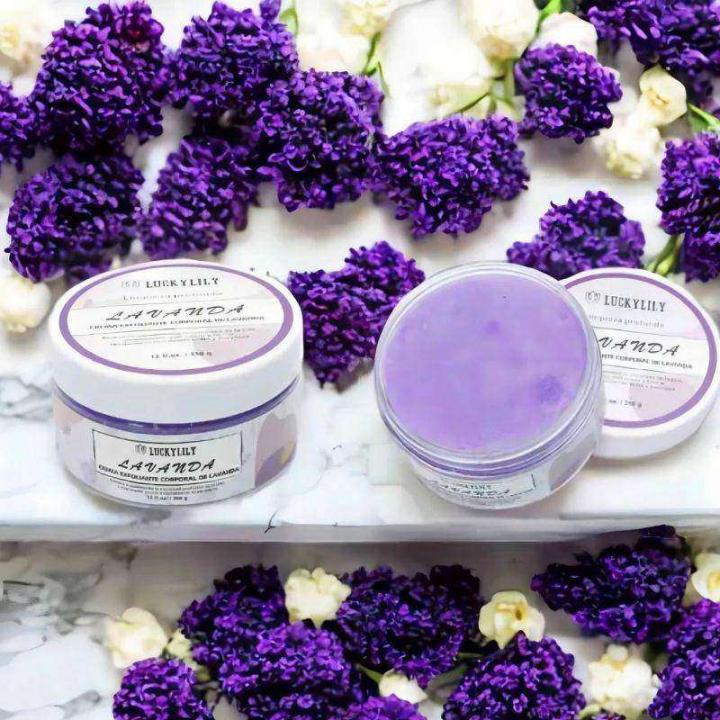 Luckylily Crema Exfoliante Corporal De Lavanda 350g Lavanda
