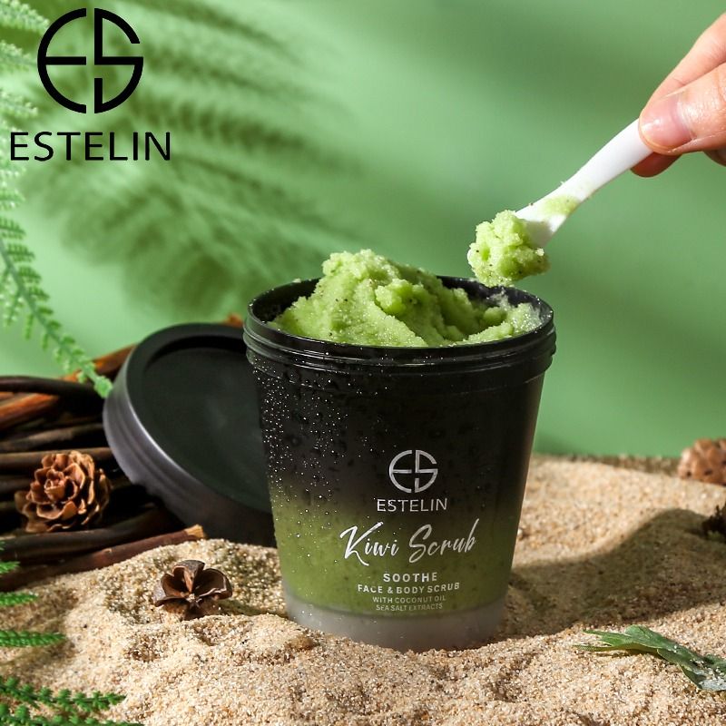 Estelin kiwi Soothe Scrub For Face & Body – 28g