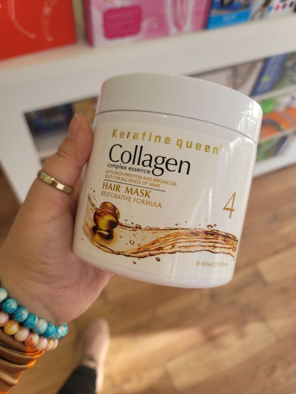 Mascarilla para el cabello Keratine Queen Collagen Complex Essence 800 мл
