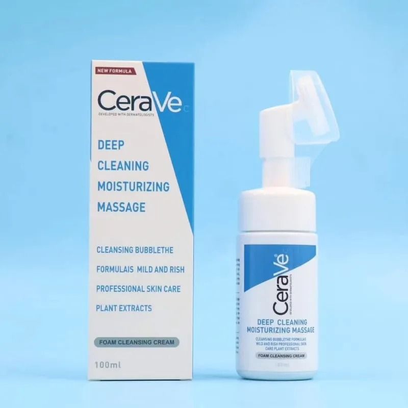 Espuma limpiadora facial CeraVe con Cepillo