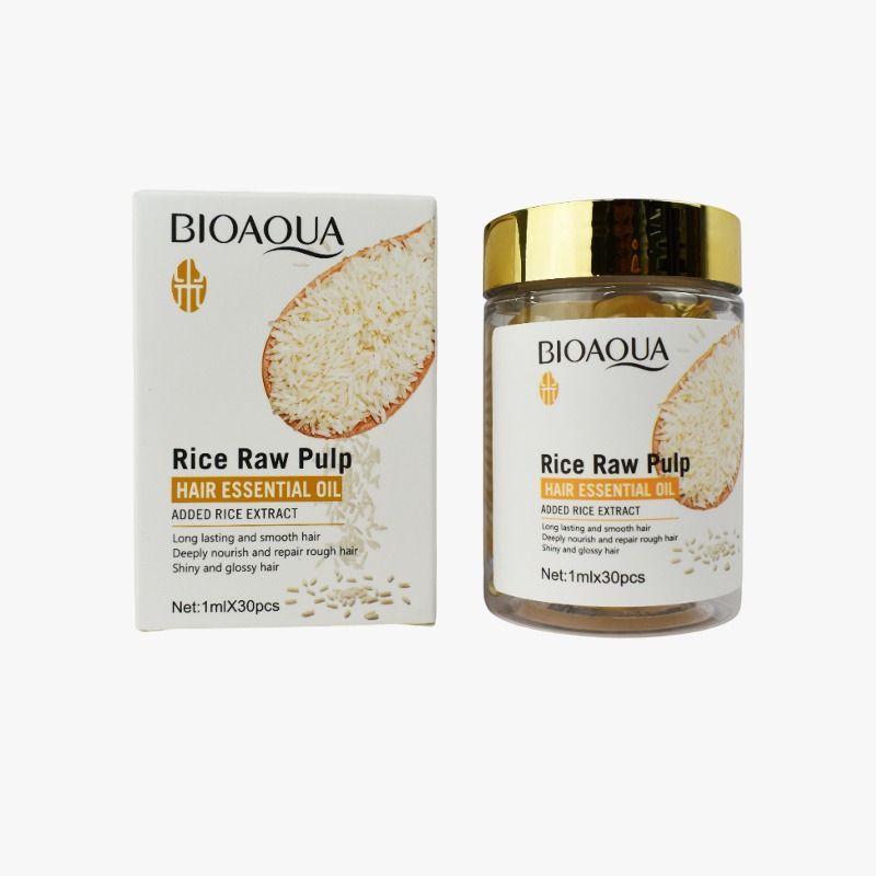 💖Cápsulas  De Cabello De Arroz~ BIOAQUA💖