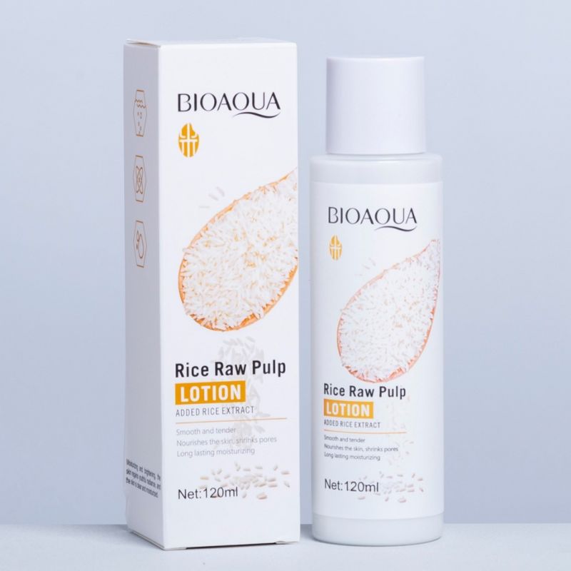 Crema con Loción de Extracto de Arroz BIOAQUA 120ml