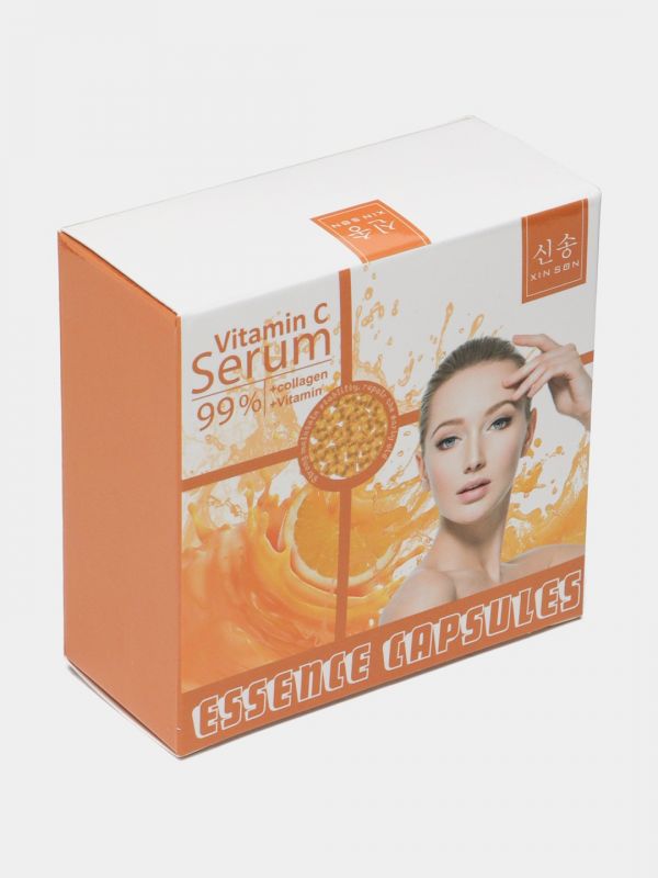 Cápsulas Faciales Vitamina C + Colageno Antiedad Hidratante
