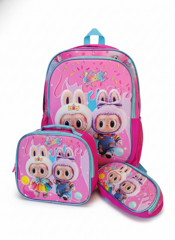 Mochila Stich Labubu niña
