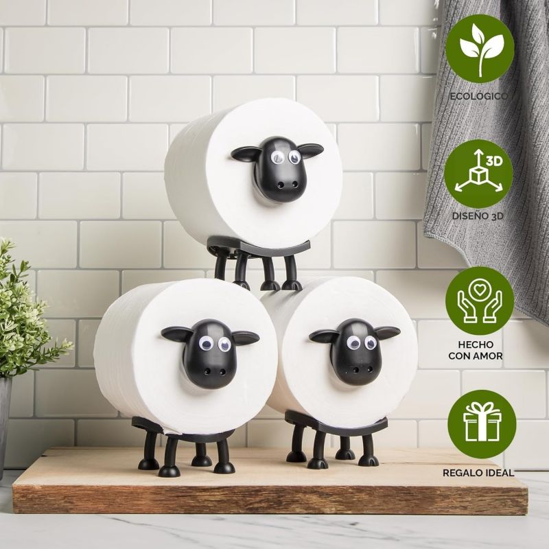 🐑Portarrollos de papel higiénico de oveja🐑
