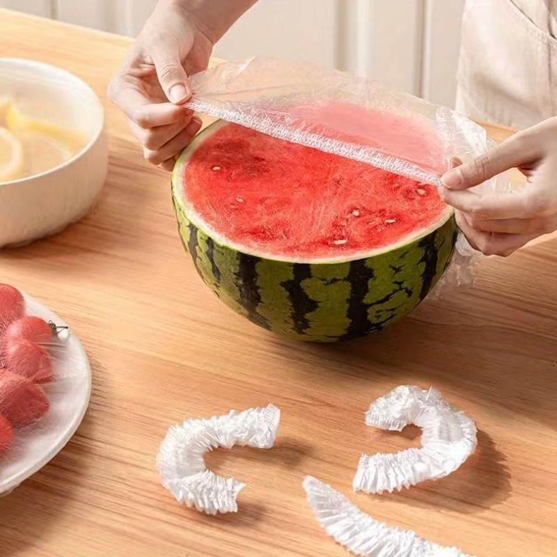 Papel film desechable de plástico para almacenar alimentos /50 u