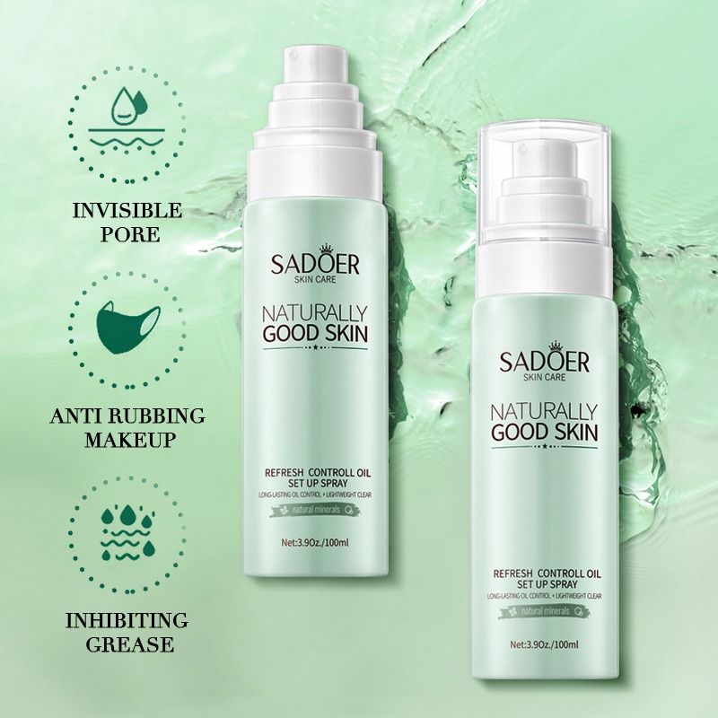 SADOER hidratante de larga duración base fijador Spray mate maquillaje ajuste Spray para cosmético