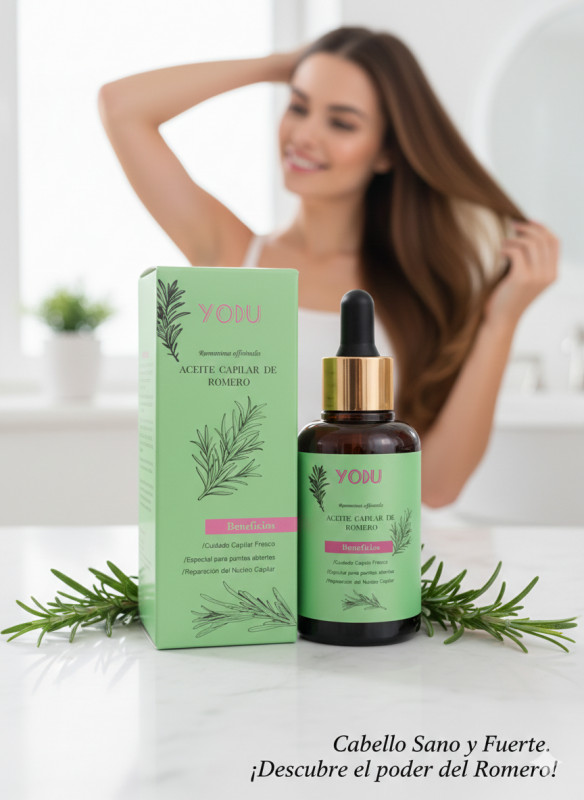 ✨🌿 Aceite capilar de romero YODU 🌿✨