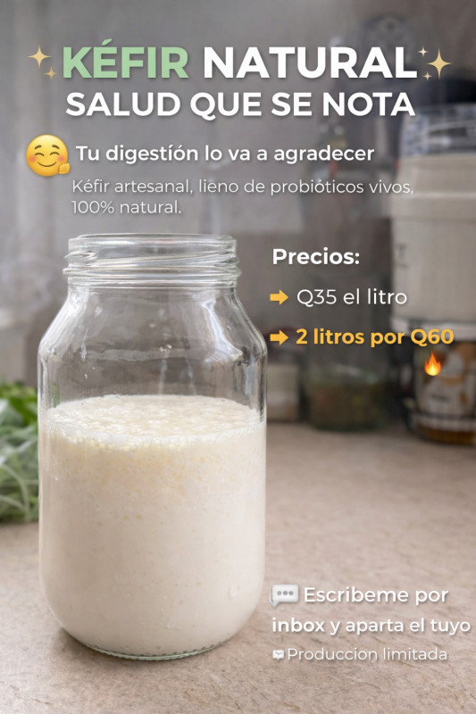 👇  🥛✨ Kéfir natural, vivo y poderoso ✨🥛