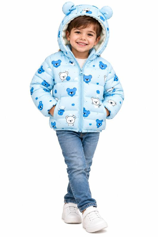 Chumpa infantil con capucha de orejitas