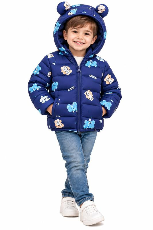 Chumpa infantil con capucha de orejitas
